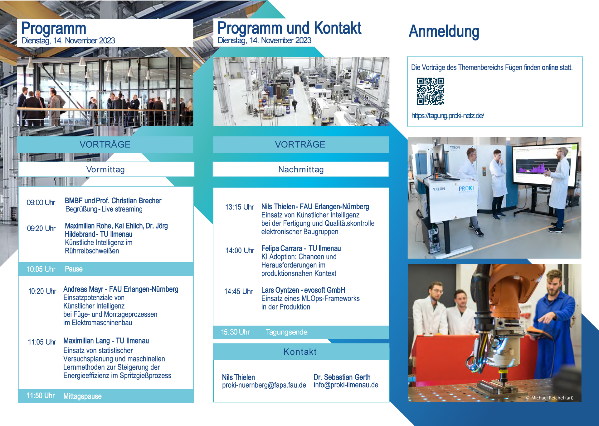 ProKI-Ilmenau und Nürnberg Tagung Smart Factory